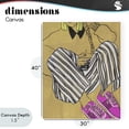 thumbnail image 4 of Stupell Industries Art Deco Crimson Thread Fashionista Canvas Art, 30 x 40, by Melissa Wang, 4 of 8