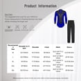 thumbnail image 7 of Aislor Mens Ballroom Dance Latin Salsa Set Sparkling Rhinestone V Neck Bodysuit Tops with Straight Leg Pants White M, 7 of 7