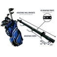 thumbnail image 2 of StoreYourBoard 4 Golf Bag Essential Garage Rack, Adjustable Wall Mount Hooks, Golf Club Organizer, 2 of 5