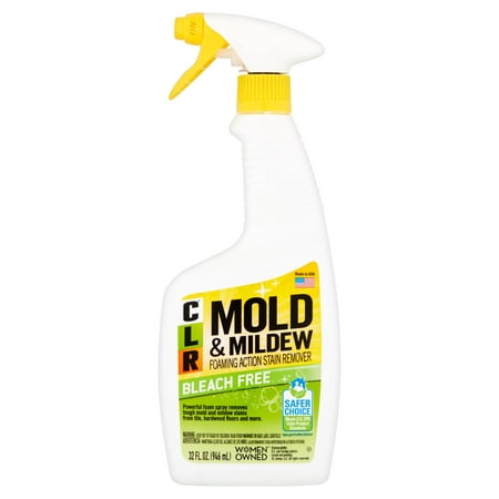 CLR Bleach-Free Mold & Mildew Spray Foaming Stain Remover 32 (Best Bathroom Mildew Remover)