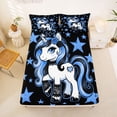 thumbnail image 5 of Erosebridal Cute Stars Unicorn Bed Sheets,3D Cartoon Magic Animal King Sheets For Kids Girls 4pcs, 5 of 6