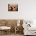 thumbnail image 3 of Stupell Industries Rustic Lodge Longhorn Western Landscape Black Framed Giclee Art, 14 x 11, by Matthew Piotrowicz, 3 of 8