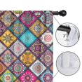 thumbnail image 4 of Blackout Kids Curtains,Boho Bohemia Flower Childrens Insulated Curtains Set Of 2,Bedroom Essentials,Toddler Room Decor 52"x63"(132x160cm), 4 of 4