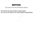 thumbnail image 2 of CMX Front Rear Ceramic Brake Pads Kit for Car 2013-2015 Kia Optima Hyundai Veloster KCX-100118, 2 of 9