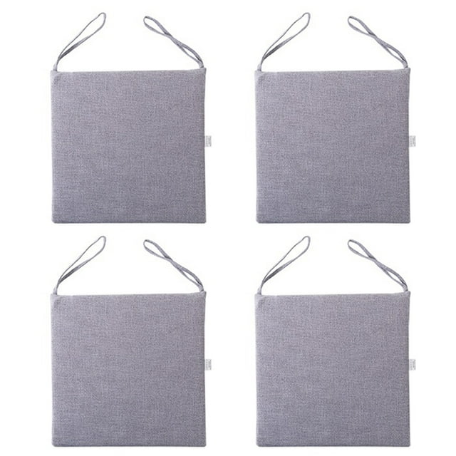 Coofit 4PCS Chair Pad Creative Soft Solid Color Fashion Chair Cushion Seat Cushion