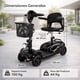 thumbnail image 4 of Silla Ruedas Scooter Eléctrica Recargable 8Km Asiento Respaldo Ajustable Plegable Estructura Acero Soporta 150Kg, 4 of 7