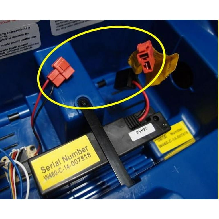 ORANGE Connector 6V Battery for Rollplay 6V Ride On Mercedes Disney Tahoe Chevy GMC Police BMW X5 i8 OTHERS