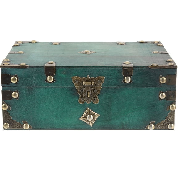 Niceauty Green Wooden Jewelry Organizer for Storage Elegant and Vintage Style Design