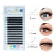 thumbnail image 1 of Yelix-Mink Extensión de pestañas individuales Curl de pestañas postizas L + LU/M Makeup Mix Matte 8-15mm hola suerte  unisex, 1 of 1