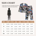 thumbnail image 5 of Uemuo Video Game Pattern Womens Pajama Sets,PJ Set for Women,Pajamas for Women Logo,Long Sleeve Pajama Set for Women,Soft Long Sleeve Top With Pants-Medium, 5 of 9