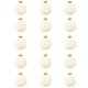 thumbnail image 1 of Umfun - 15 bolas navideñas de terciopelo flocadas, adornos de plástico para árbol de Navidad, adornos colgantes decorativos para árbol de Navidad, 3,14 pulgadas, 1 of 4