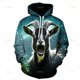 thumbnail image 1 of Sudadera con capucha con estampado 3D de cabra gritando de Harajuku para hombres y niños, divertida sudadera con capucha para mujer, sudaderas casuales de moda, 1 of 5
