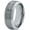 Grey Bevel Tungsten, variant on Tungsten Mens Black Rings Gamer Birthday Mom Mourning Jewelry Weddings for Dad Los Angeles