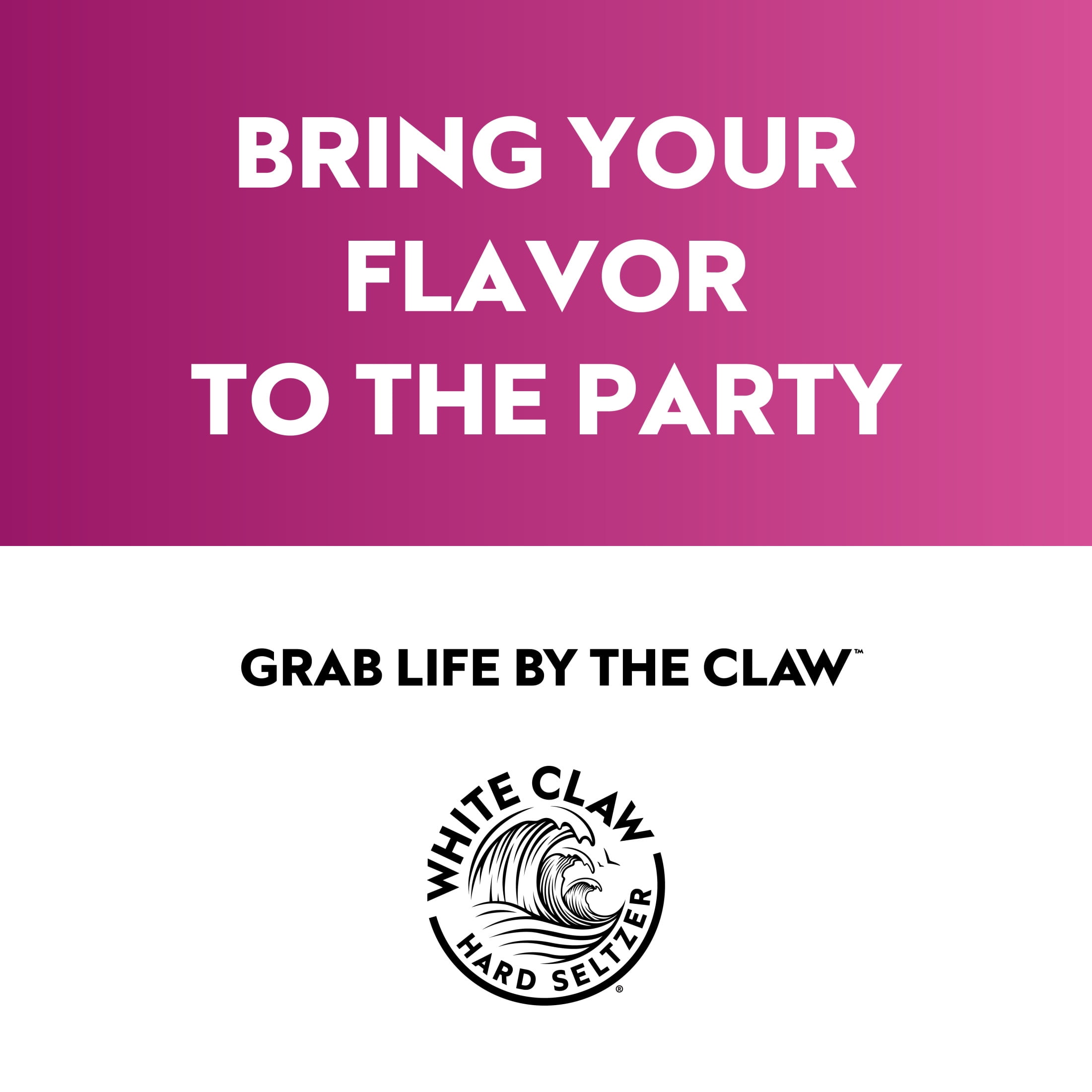 White Claw Hard Seltzer Black Cherry, 6 Pack, 12 fl oz Cans, 5% ABV