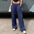 thumbnail image 6 of MEICHEN Essentials Summer Fashion Clothes for Women Women Elastic Waisted Parachute Hiking Pants with Pockets Water Lightweight Pants Casual Pants for Women, 6 of 8