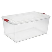 Sterilite 105 Qt. Latch Box Plastic Adult, Infra Red