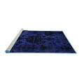 thumbnail image 2 of Ahgly Company Machine Washable Indoor Rectangle Persian Blue Bohemian Area Rugs, 5' x 8', 2 of 4