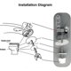 thumbnail image 4 of Toilet Seat Hinge Clips, Set Of 2 Replacement Toilet Seat Hinges With Zinc Alloy Fixings Ha, 4 of 5
