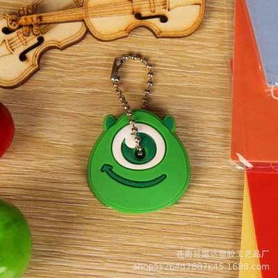 Llavero Suave Lindo De Dibujos Animados De La Cadena De Animales Cubre Llave De Protección huangjie unisex