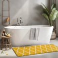 thumbnail image 2 of Yellow Geometric Quatrefoil Pattern Kitchen Rug Mat,Kitchen Runner Rugs Non Skid Washable,Decorative Kitchen Floor Mats for Kitchen,Sink,Laundry,17"x47.2", 2 of 7
