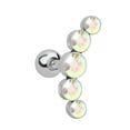 thumbnail image 1 of Opolski 1Pc Women Rhinestone Cartilage Helix Tragus Ear Stud Earring Piercing Jewelry, 1 of 1