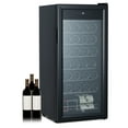 thumbnail image 2 of Garvee Wine Cooler Refrigerator, 32 Bottles, Digital Touch Control, Black, 2 of 10