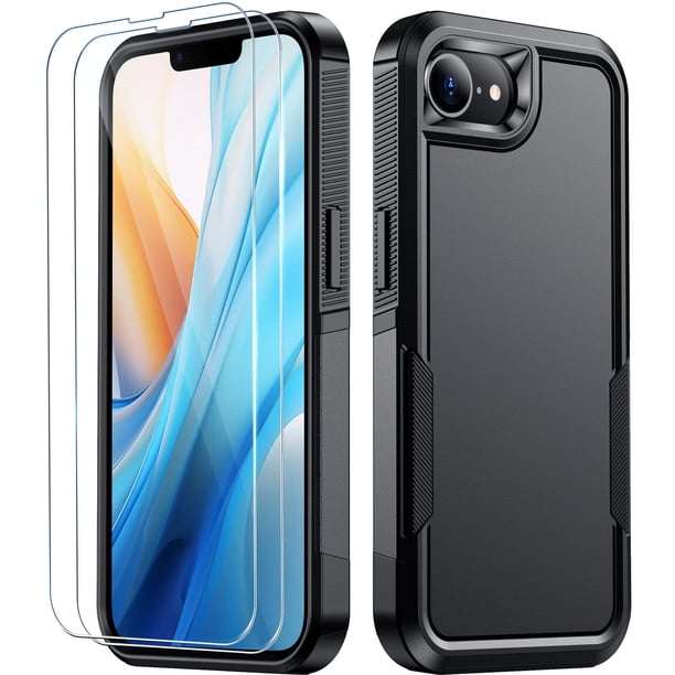 Funda de teléfono SPIDERCASE para iPhone 16e 2025 con protector de pantalla
