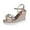 Gold, variant on Platform Sandals High Sandals Platforms Heels Wedges Women Ladies Fashion Shoes Floral Women's sandals,Silver 8.5