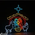 thumbnail image 2 of Shinelab Nativity Scene Neon Sign, Religious Christmas Manger LED Decor, Christmas Decor, 2 of 4