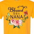 thumbnail image 4 of Inktastic Blessed to Be a Nana with Pink Flowers T-Shirt, 4 of 5