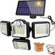 thumbnail image 1 of Lampara Solar Blossom  Exterior Jardín Pared 192 Led Ip65 Negro, 1 of 5
