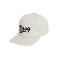 thumbnail image 2 of United States Navy Script Distressed Adjustable Ivory Cap, 2 of 2