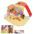 thumbnail image 1 of Autobús escolar de juguete deslizante transformable con almacenamiento de música, juego de autobús escolar para niños., 1 of 14