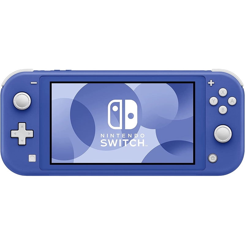 Restored Nintendo Switch Lite Game Console with Retrofam Carry Case International Version, Blue (Refurbished)