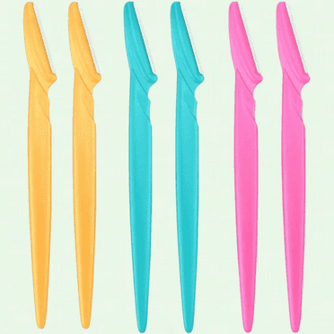 Fine Hair Remover - Set of 6 Eyebrow Razors for Precise Trimming