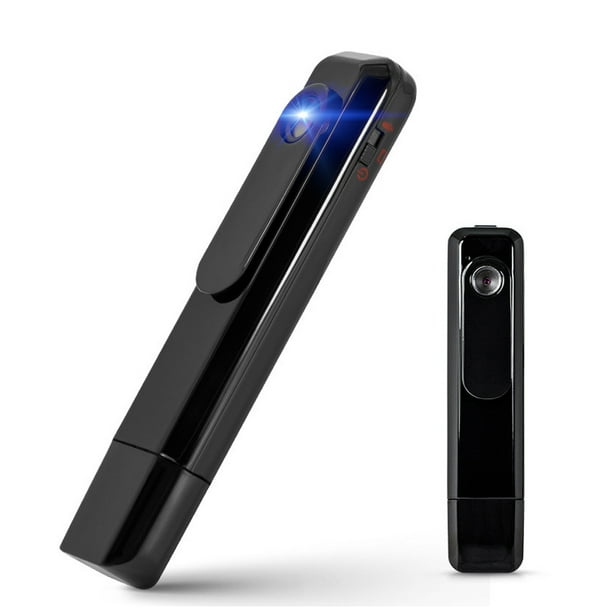 Cámara corporal HD 1080P Mini cámara espía oculta portátil Cámara de bolsillo para policía Convertir grabadora de video Cámaras corporales policiales de grabación rápida USB para el hogar/oficina