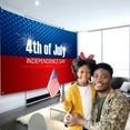 thumbnail image 4 of Utoimkio Memorial Day Backdrop Patriotic Holiday Flag Banner 4th of July Backdrop Decorations Independence Day Party Supplies for Home and Party,59×35 Inch, 4 of 7