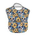 thumbnail image 2 of Kdxio Skull daisy yellow blue Bibs For Babies, Baby Bibs for Eating, Toddler Bibs, Waterproof Bibs, Feeding Bibs, for Toddlers, Boys, Girls, 2 of 8
