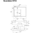 thumbnail image 6 of Nameeks Scarabeo 5114-One Hole Scarabeo Teorema 2.0 24" Ceramic Bathroom Sink For Wall, 6 of 6