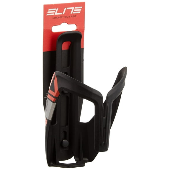 Elite Ala resin bottle cage, black / red