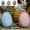 Blue, variant on Easter Egg Statue Resin Figurine Artwork Flower Pattern Decorative Tabletop Ornaments Sculpture for Living Room Cabinet