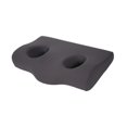 thumbnail image 2 of Almohada para perforaciones orejas, ideal para usar con auriculares y pendientes. Transpirable, ergonómica, para dormitorio y hogar. Cojín cervical Gris oscuro, 2 of 8