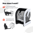 thumbnail image 2 of MiBowl Automatic Microchip Cat Feeder with BPA Free Bowl, Enclosed Back, and Collar Worn ID Disc, 2 of 12