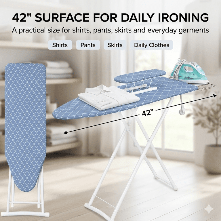 42 Inch Foldable Ironing Board With Sleeve Board photo 4
