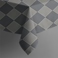 thumbnail image 4 of Dark Gray and Light Gray Checkered Pattern Rectangle Tablecloth 60"x102",Waterproof Polyester Rectangle Table Cloth, Wipeable Spillproof Polyester Tablecloth for Dining, Camping, Indoor and Outdoor, 4 of 6
