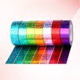 thumbnail image 5 of CIMAXIC 12pcs High Viscosity Fabric Tape Bright Creative Hand Account Handmade Cloth Birthday Party Wedding DIY Tape Decoration(Color Randomization),590.55"X0.59"X0.04", 5 of 5