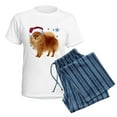 thumbnail image 5 of CafePress - Pomeranian Head Dog Art Women's Light Pajamas - Women's Short Sleeve Print T-Shirt and Pants Light Cotton Pajama Set, 5 of 7