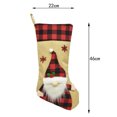 thumbnail image 4 of hirigin Christmas Stockings, 3D Cartoon Santa/Snowman/Deer/Gnome Stocking for Christmas, Home Gifts Bag Decorations Party Supplies, 4 of 8