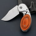 thumbnail image 6 of Folding Utility Knife Box Cutter with Wooden Handle Compact Sharp Blade for Opening Packages Everyday Cutting Tasks,utility tool,folding box cutter,Silver,1PC, 6 of 9