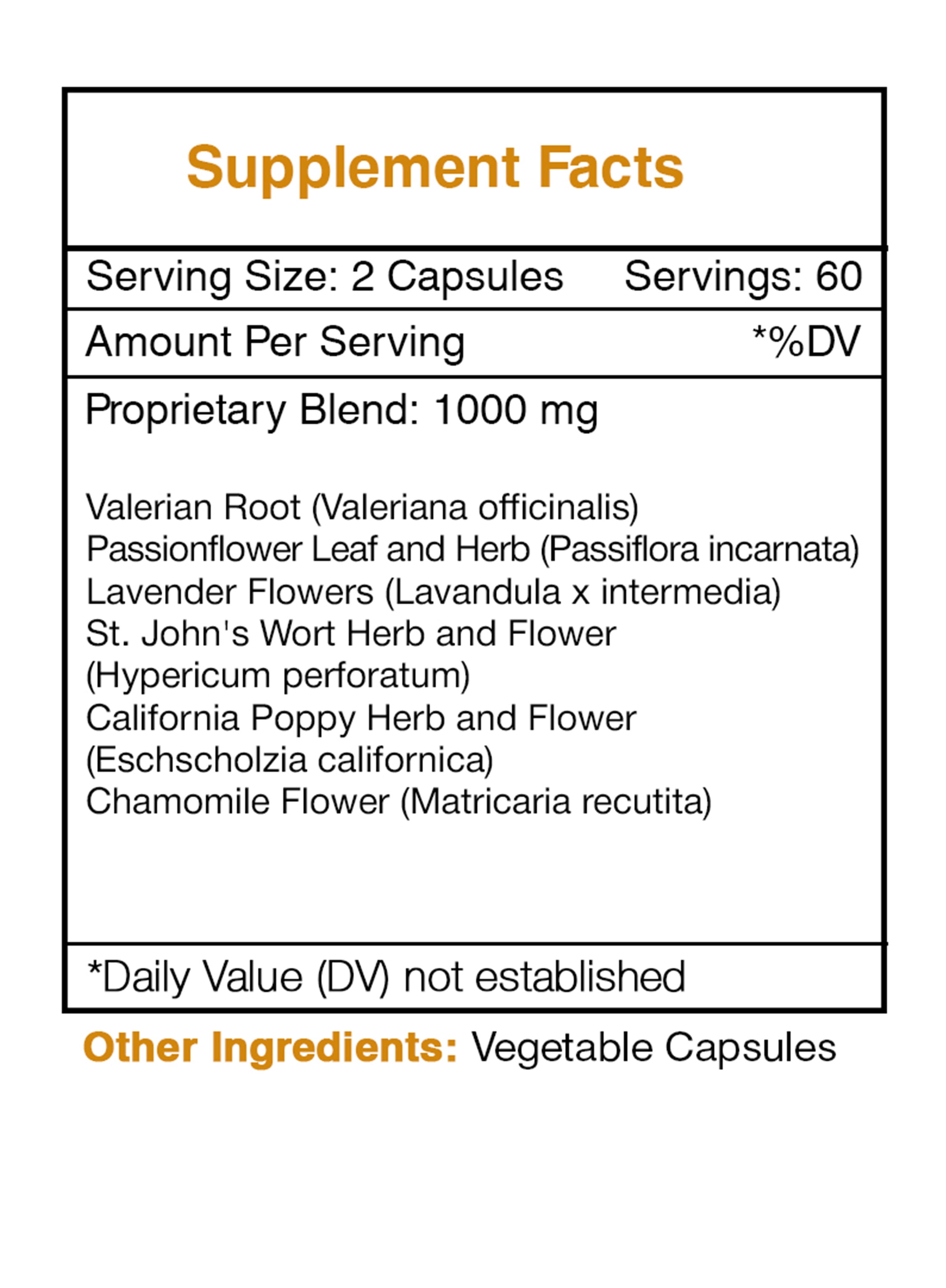 Secrets of the Tribe Dream Secret Capsules Dietary Supplement, Natural Herb Blend, Made from Valerian, Passionflower, Lavender, St. John's Wort, California Poppy, Chamomile 120 Count